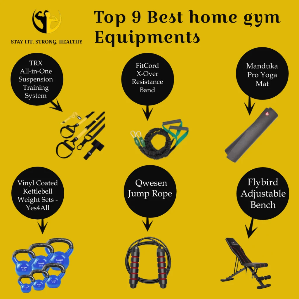 Top 9 Best home gym Equipments